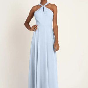Jenny Yoo Halle Dress Whisper Blue NWT